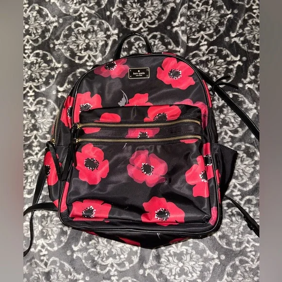 Kate spade Wilson road poppy large backpack